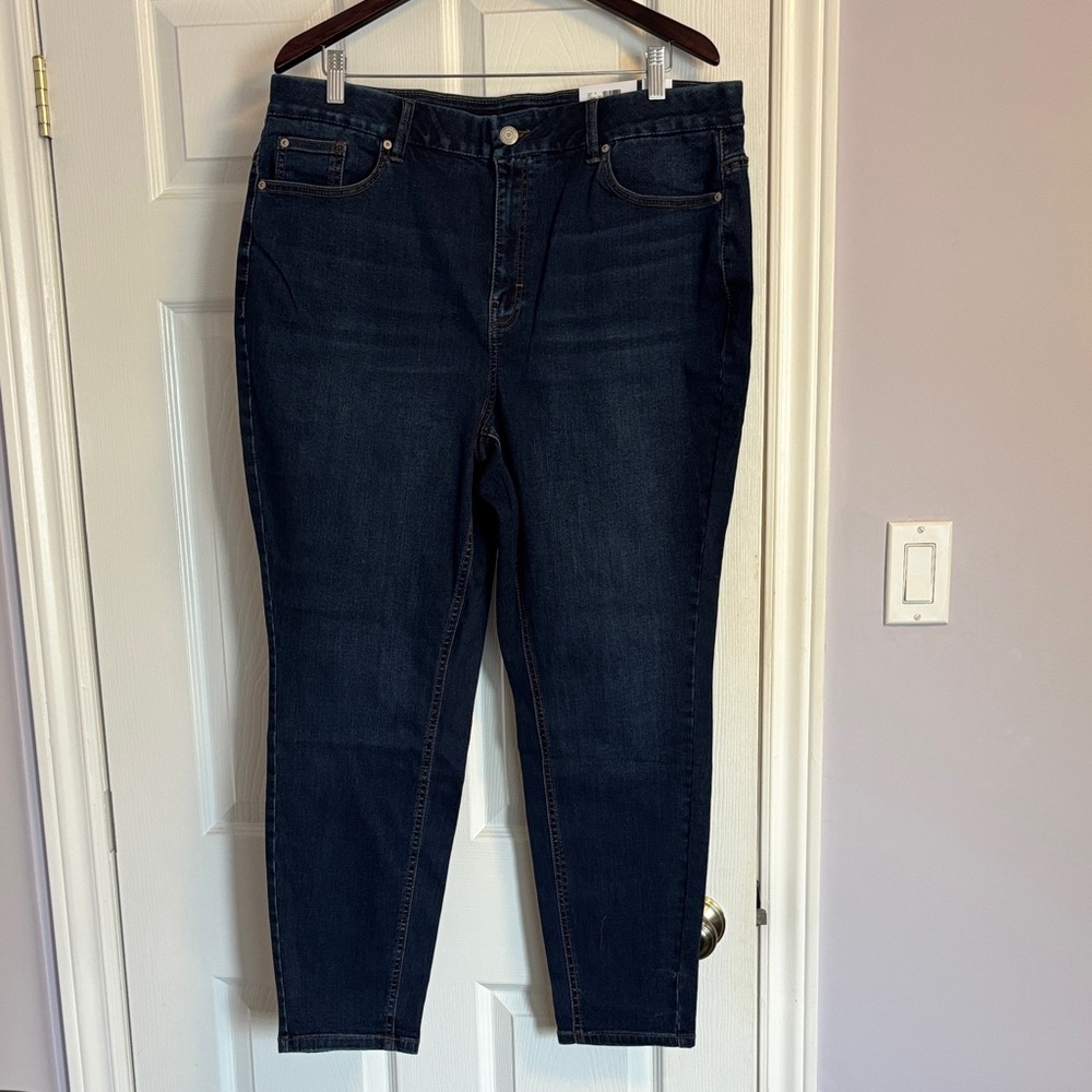 Addition Elle Dark Wash Curvy Jegging Jeans